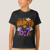 Haunted By 67 Funny Six Seven Meme Soky Ghost Hall T-shirt (Voorkant)