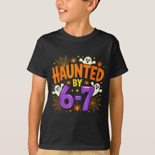 Haunted By 67 Funny Six Seven Meme Soky Ghost Hall T-shirt (Voorkant)