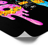 Haunted By 67 Ice Cream Drip Funny Six Seven Meme  Poster (Hoek)