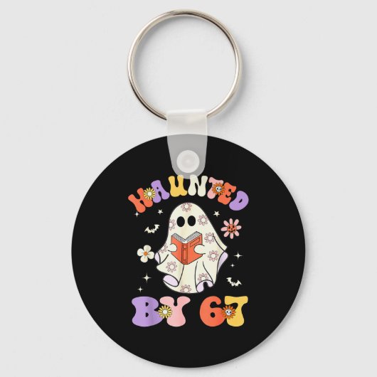 Haunted By 67 Meme Funny Six Seven 6 7 Halloween T Sleutelhanger (Voorkant)