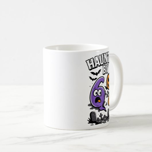 Haunted By 67 – Y Ghost And Pumpkin Halloween Cost Koffiemok (Voorkant rechts)