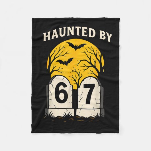 Haunted By 6 7  Fleece Deken (Voorkant)