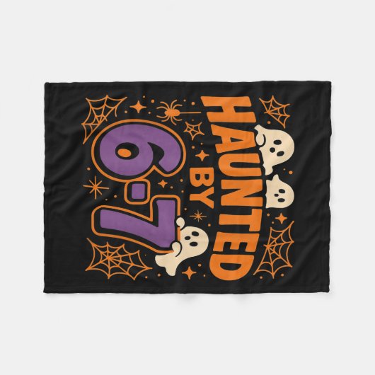 Haunted By 6 7  Fleece Deken (Voorkant (Horizontaal))