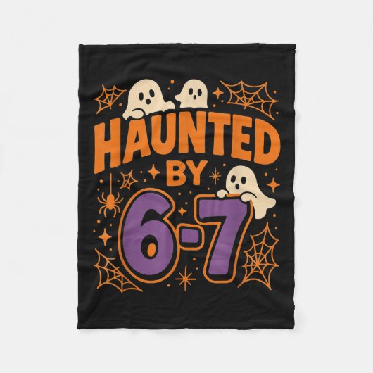 Haunted By 6 7 Fleece Deken (Voorkant)