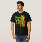 Haunted By 6-7 Funny Teacher 67 Halloween Skeleton T-shirt (Voorkant volledig)