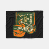 Haunted By 6-7 Funny Teacher 6 7 Skeleton Square R Fleece Deken (Voorkant (Horizontaal))