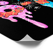 Haunted By 6 7 Halloween Ghost Gen Alpha Meme Ice  Poster (Hoek)