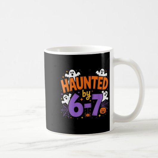 Haunted By 6-7 Halloween Ghosts And Sders Design  Koffiemok (Rechts)