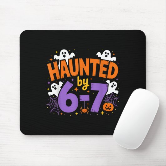Haunted By 6-7 Halloween Ghosts And Sders Design  Muismat (Met muis)
