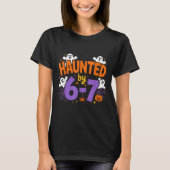 Haunted By 6-7 Halloween Ghosts And Sders Design T-shirt (Voorkant)