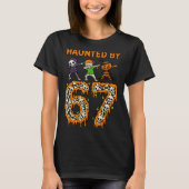 Haunted By 6-7 Halloween Skeleton Dabbing Meme Men T-shirt (Voorkant)