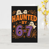 Haunted By 6 7 Kaart (Gele Bloem)