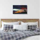 Haunted Castle Foto Scary Dusk Canvas Print (Insitu (Slaapkamer))