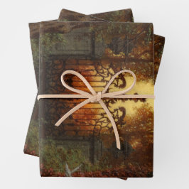 Haunted Castle Gate (door Ferdinand Knab) Inpakpapier Vel