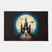 Haunted Castle Happy Halloween Creepy Deurmat (Voorkant)
