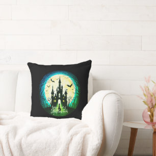 Haunted Castle Happy Halloween Creepy Kussen