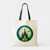 Haunted Castle Happy Halloween Creepy Tote Bag (Achterkant)