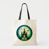 Haunted Castle Happy Halloween Creepy Tote Bag (Voorkant)