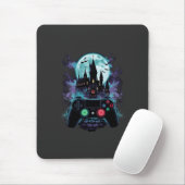 Haunted Castle Horror Gamer Design Muismat (Met muis)