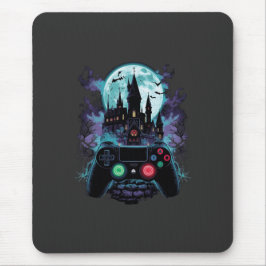 Haunted Castle Horror Gamer Design Muismat