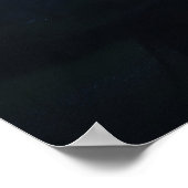 Haunted Castle in het nacht storm Poster (Hoek)