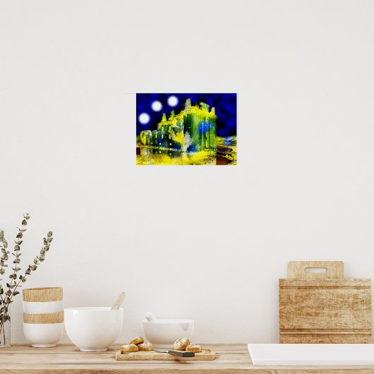 Haunted Castle Poster (Keuken)