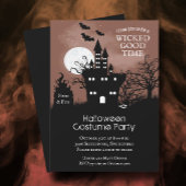 Haunted Castle Spooky Halloween Kaart