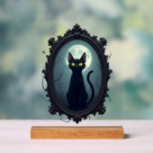 Haunted Cat Mirror Acryl Bord (Neutraal)