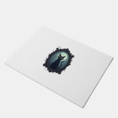 Haunted Cat Mirror Deurmat (Schuin)