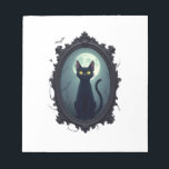 Haunted Cat Mirror Notitieblok<br><div class="desc">Haunted Cat Mirror</div>