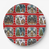 Haunted Christmas Party Borden - set 2 Papieren Bordje (Voorkant)