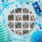 Haunted Christmas Party Borden - set 3 Papieren Bordje (Feest)