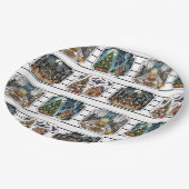 Haunted Christmas Party Borden - set 3 Papieren Bordje (Gekanteld)