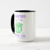 Haunted Coffee Co op maat Mok (Voorkant links)