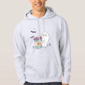 Haunted Coffee Ghost Hoodie - Schattige Halloween- (Voorkant)