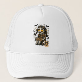 Haunted Doll – Halloween Cartoon Trucker Pet