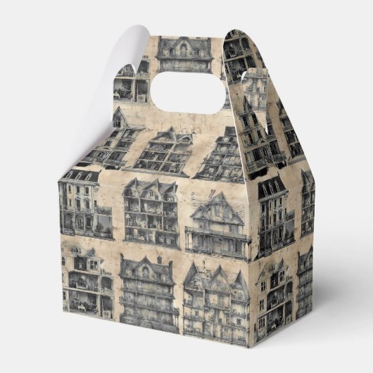 Haunted Dolls House Blauwdruk Bedankdoosjes (Achterkant)