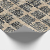 Haunted Dolls House Blauwdruk Cadeaupapier (Hoek)