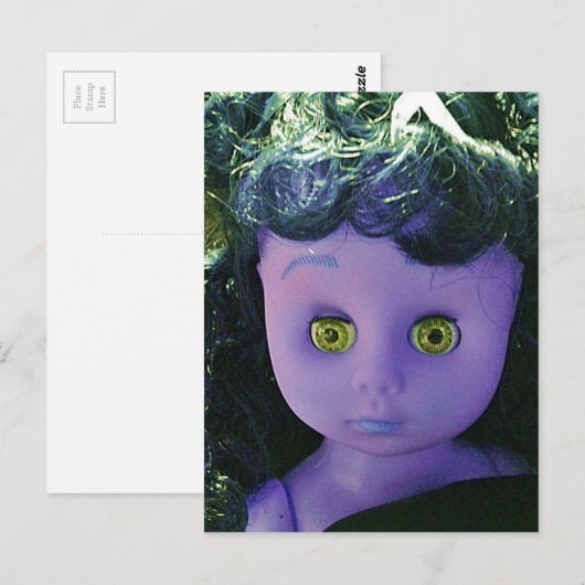 Haunted dolly Anna Briefkaart (Voorkant / Achterkant)