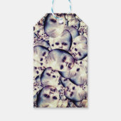 Haunted dolly wrapping paper cadeaulabel (Voorkant)