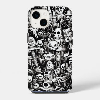 Haunted Doodles Telefoon Hoesje iPhone 14 Hoesje