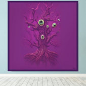 Haunted Dream Tree Canvas Afdruk (Insitu (Houten vloer))