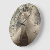 Haunted Elegance Wall Clock Grote Klok (Hoek)