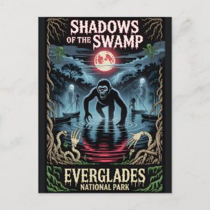 Haunted Everglades National Park Poster Briefkaart