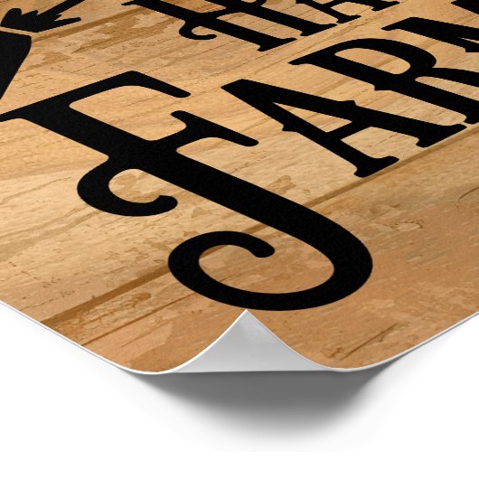 Haunted Farmhouse welkomstbord Poster (Hoek)