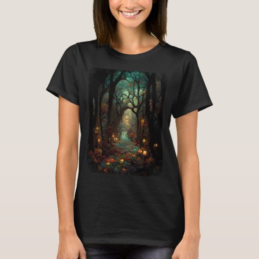 Haunted Forest Active T-shirt (Voorkant)