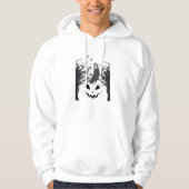 Haunted Forest Ghost Silhouette Men’s Hoodie | Dar (Voorkant)
