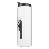 Haunted Forest Ghost Thermal Tumbler – Dark & Spoo Thermosbeker (Geroteerd rechts)