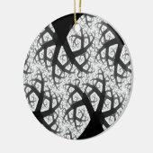 Haunted Forest Gothic Medallion Keramisch Ornament (Links)