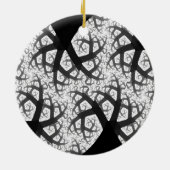 Haunted Forest Gothic Medallion Keramisch Ornament (Achterkant)